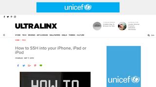 How to SSH into your iPhone, iPad or iPod - UltraLinx