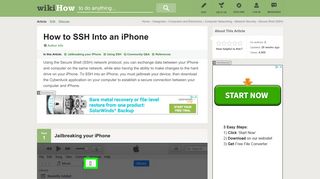 How to SSH Into an iPhone (with Pictures) - wikiHow