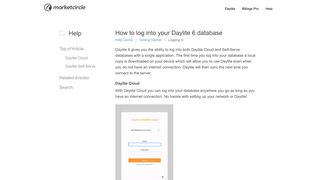 How to log into your Daylite 6 database Daylite - Marketcircle