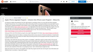 Apple iPhone Upgrade Program - Citizens One iPhone Loan Program ...