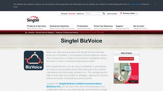 Singtel BizVoice (Formerly i-PhoneNet) | Business | Singtel
