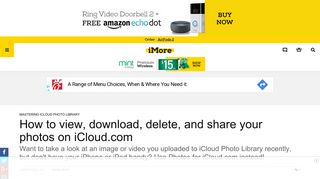 Mastering iCloud Photo Library How to view, download, delete ... - iMore