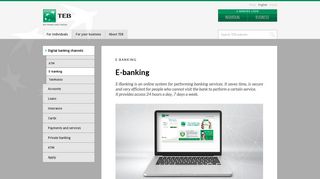 E-banking - TEB Banka në Kosovë