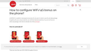 How to configure WiFi/4G bonus on the phone? - Ipko ...