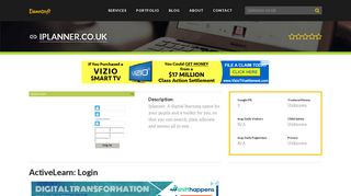 Welcome to Iplanner.co.uk - ActiveLearn: Login