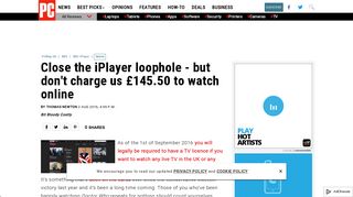 Close the iPlayer loophole - but don't charge us £145.50 to watch ...