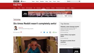 Six times Reddit wasn't completely awful - BBC News