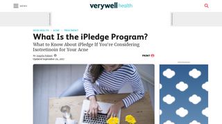 What to Know About the iPledge Program - Verywell Health