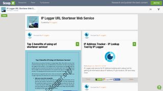 IP Logger URL Shortener Web Service | Scoop.it