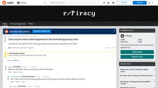 Does anyone know what happened to the Android app piracy sites ...
