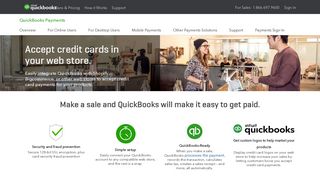 Accept Ecommerce Payments on Your Web Store | QuickBooks - Intuit