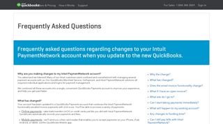 FAQ: Payment Account Migration Questions Answered ... - Intuit