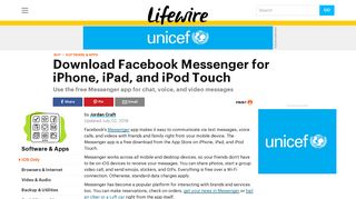 Download Facebook Messenger for iPhone, iPad, and iPod Touch