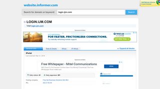login.ijm.com at Website Informer. iPortal. Visit Login Ijm.