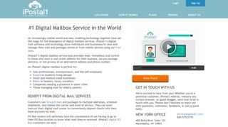 Digital Mailbox Service | Digital Mail Address | iPostal1