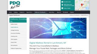 Virtual Digital Mail Forwarding | Larchmont, NY | PDQ Mail Plus