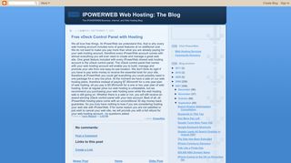 IPOWERWEB Web Hosting: The Blog: Free vDeck Control Panel ...