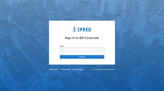 Sign In to BD Corporate - Ipreo