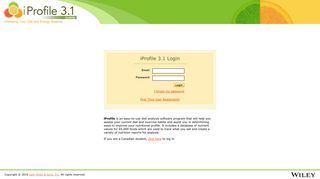 iProfile - Assessing Your Diet and Energy Balance, Wiley ... - WileyPLUS