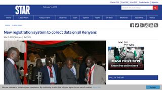 New registration system to collect data on all Kenyans | The Star, Kenya
