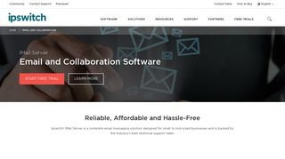 Email and Collaboration Software - IMail Server - Ipswitch