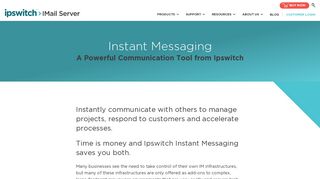 Ipswitch Secure Instant Messaging | Ipswitch - IMail Server