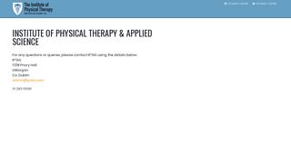 IPTAS – The Institute of Physical Theraphy
