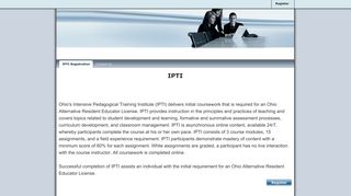IPTI - IPTI Registration | Online Registration by Cvent