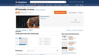 IPTorrents Reviews - 11 Reviews of Iptorrents.com | Sitejabber