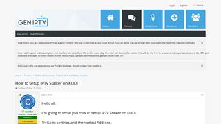How to setup IPTV Stalker on KODI | Tutorials & Installation ...