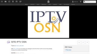 SITE IPTV OSN : Free Download, Borrow, and Streaming : Internet ...