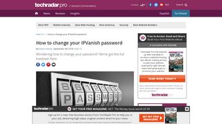 How to change your IPVanish password | TechRadar