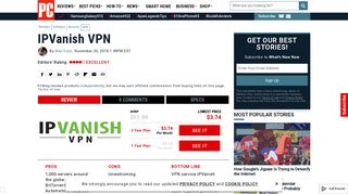 IPVanish VPN Review & Rating | PCMag.com
