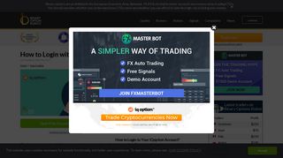 Login with IQoption Account | Best Regulated ... - Binary Option Robot