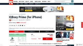 IQBoxy Prime (for iPhone) Review & Rating | PCMag.com