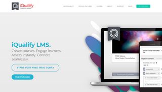 iQualify LMS: Create courses. Engage learners. Assess instantly.