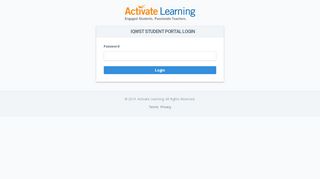 IQWST 2.0 Student Portal Login - Activate Learning