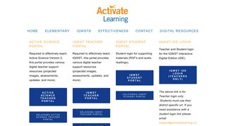 DIGITAL RESOURCES — Activate Learning | Leaders in K-12 NGSS ...