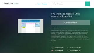 Get Iras.iub.edu.bd news - IRAS : Integrated Registrar's Office ...