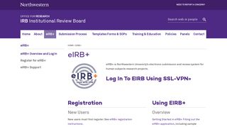 eIRB+ | IRB Institutional Review Board Office|Office for Research ...