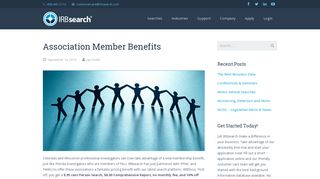IRBsearch | Blog – Association Member Benefits