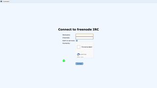 freenode Web IRC (qwebirc)