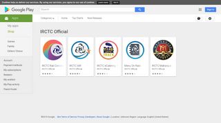 Android Apps by IRCTC Official on Google Play