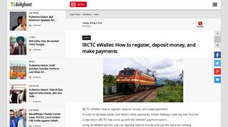 IRCTC eWallet: How to register, deposit money, and make payments ...