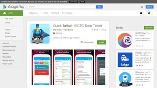 Quick Tatkal - IRCTC Train Ticket - Apps on Google Play