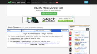 IRCTC Tatkal Magic Autofill Tool (2018 New Version)