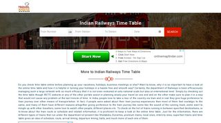 Indian Railways Timetable | IRCTC Train Schedule And Timings ...