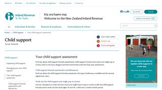Your child support assessment - IRD