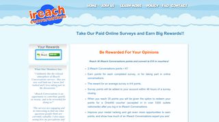 Rewards - Big Rewards for Paid Online Surveys Ireland - iReach ...