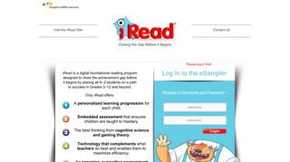 iRead - Instruction Driven by Technology - Houghton Mifflin Harcourt